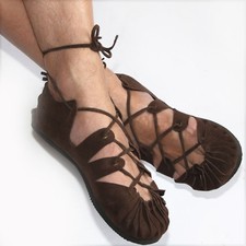 Bundschuhe leder braun gebraucht kaufen  Hildesheim