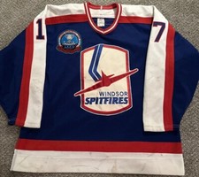 Vintage Windsor Spitfires Game Noszona maska CCM McCosh Jersey Coupe Cup, używany na sprzedaż  Wysyłka do Poland