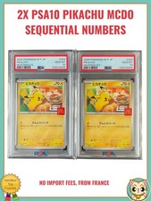 Psa10 pikachu mcdonald d'occasion  Joigny