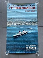 Affiche paquebot cgt d'occasion  Bressols
