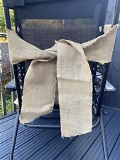 Hessian chair sashes for sale  KENLEY