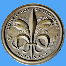 Médaille bronze roi d'occasion  Rivesaltes