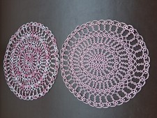 Pink furniture doilies for sale  ABERGELE