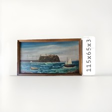 Quadro olio castello usato Quadro olio castello usato  Forio