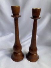 Wooden candle sticks for sale  EXETER