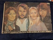 Abba poster 1977 for sale  WICKFORD