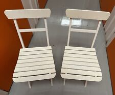 White ikea folding for sale  LEICESTER