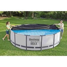 Usado, Capa de piscina Bestway 12 pés 1 pol redonda preta acima do solo comprar usado  Enviando para Brazil