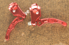 Retro oldschool OG 1980's NOS NOVO BMX MX conjunto de alavancas de freio de freio vermelhas Dia Compe comprar usado  Enviando para Brazil