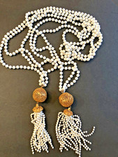 White bead garland for sale  New Kensington