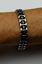Bracelet acier caoutchouc d'occasion  Talant
