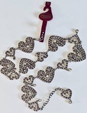 Usado, Cinto vintage Brighton aposentado pesado strass coração pendurado ajustável pequeno 36” comprar usado Usado, Cinto vintage Brighton aposentado pesado strass coração pendurado ajustável pequeno 36” comprar usado  Enviando para Brazil