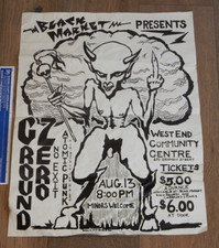 1980s GROUND ZERO, SEM SAÍDA - NO WEST END COMMUNITY CENTRE VANCOUVER PÔSTER PUNK, usado comprar usado  Enviando para Brazil