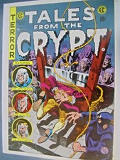 Pôster Tales From Crypt #44 EC Comics guilhotina 13"x9-1/2" arte de parede Jack Davis comprar usado  Enviando para Brazil