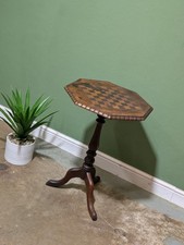 Antique wooden chessboard for sale  FAKENHAM