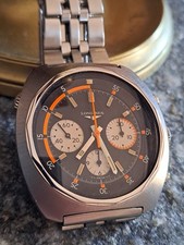 Longines steel chronograph usato  Torre Canavese