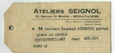 Ateliers seignol neuilly d'occasion  Sainte-Sévère-sur-Indre
