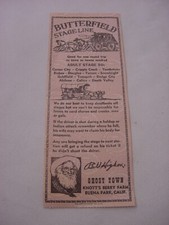 Vtg 1950s butterfield for sale  Santa Rosa