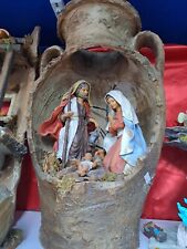 Presepe artigianale terracotta usato  Tropea