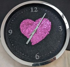 Heart wall clock for sale  BOURNEMOUTH