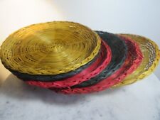 Colourful rafffia shallow for sale  TIVERTON