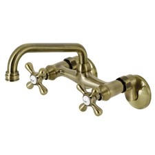 Torneira de cozinha KS213AB Magellan 6" central ajustável suporte de parede latão antigo... comprar usado  Enviando para Brazil