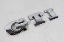 06-14 VW GTI emblema tronco traseiro cromado emblema letras placa de identificação traseira símbolo logotipo comprar usado  Enviando para Brazil