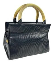 Bolsa de mão Fendi vintage de couro preto para massas comprar usado Bolsa de mão Fendi vintage de couro preto para massas comprar usado  Enviando para Brazil