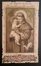 Antico santino holy usato  Italia