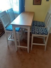 wooden breakfast bar for sale  GOSPORT