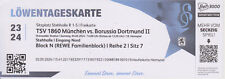Ticket tsv 1860 gebraucht kaufen  Deutschland