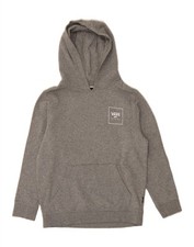 Moletom com capuz gráfico masculino VANS 10-11 anos cinza médio algodão SW04 comprar usado  Enviando para Brazil