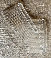 Pair haircombs plastic for sale  HALESWORTH