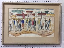 Earl miller watercolor for sale  New York