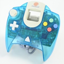 Controlador oficial Dreamcast HKT-7700 azul água SEGA testado 1126 comprar usado  Enviando para Brazil