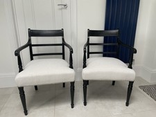 Georgian armchairs newly for sale  NEW MILTON