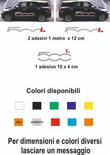 Adesivi fiat 500 usato  Torre Annunziata