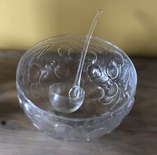 Glass punch bowl for sale  ASHBOURNE