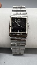 RELÓGIO CITIZEN QUADRADO ECO-DRIVE E030-S94599 PRETO AÇO INOXIDÁVEL comprar usado  Enviando para Brazil