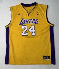 Usado, Camiseta Swingman Adidas NBA Los Angeles Lakers Kobe Bryant 24 Gold Masculina GG comprar usado  Enviando para Brazil