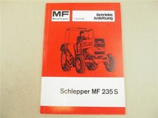 Original Massey Ferguson MF 235S Schlepper Betriebsanleitung Bedienung u Wartung comprar usado  Enviando para Brazil