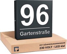 Hausnummer beleuchtet edelstah gebraucht kaufen  Görlitz