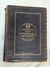 Antique 1925 Webster's New International Dictionary & Reference History Edition comprar usado  Enviando para Brazil
