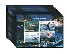 Lote por atacado de 10 folhas de selos Guiné 1998 animais do mundo OPG MNH #W16813 comprar usado  Enviando para Brazil