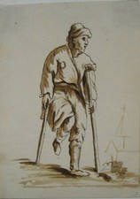 Dessin ancien papier d'occasion  France