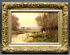 Tableau paysage signé d'occasion  Langres