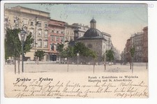 POLSKA , MAŁOPOLSKA , KRAKOW , HAUPTRING u KOŚCIÓŁ ŚW ALBERTA , KRAKÓW , 1904 Q, używany na sprzedaż  Wysyłka do Poland