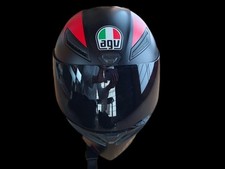 Casco de moto AGV Full Face color negro rojo para carreras y protección talla M segunda mano  Embacar hacia Mexico