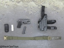Brinquedo escala 1/6 SWAT Team Sheriff Chuck - 1911 pistola com coldre de perna drop, usado comprar usado  Enviando para Brazil