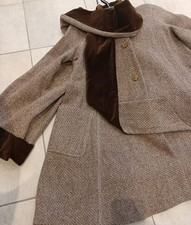 Wool tweed coat for sale  WITNEY